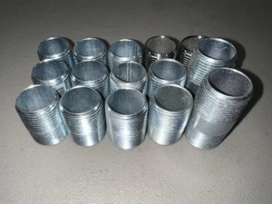 15x 3/4" Stahl-Schließnippel - starr/EMT Gewinde Rohrverschraubungen - Neu - Bild 1 von 3