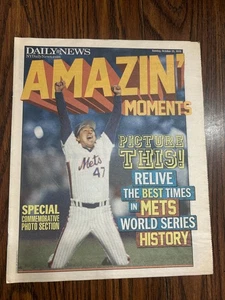 AMAZIN' MOMENTS - NY METS- NEW YORK DAILY NEWS OCT. 25, 2015 PULL-OUT - Picture 1 of 1