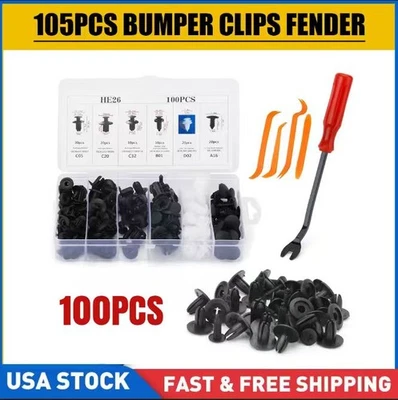 For Honda CAR 105x Box Set Bumper Fender Liner Push Type Retainer Clips Fastener Foto 1 de 4