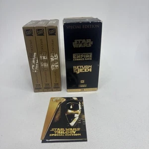 Star Wars Trilogy Special Edition Digitally Mastered VHS Tapes Box Set - EX Cond - Picture 1 of 5