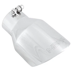 MBRP T5187 Stainless Steel Angled Dual Wall Round 3 inch Universal Exhaust Tip - Picture 1 of 5