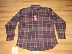 Camisa de franela de peso pesado Wolverine Glacier para hombre 2XL NUEVA CON ETIQUETAS - Imagen 1 de 4