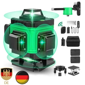 Kreuzlinienlaser mit Stativ 16 Line Laser Level Wasserwaage für Baustellen - Bild 1 von 11