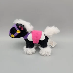 Sight & Sound Theater Queen Esther Pony Pferd Plüsch 5 Zoll schwarz Aurora Mini Rarität - Bild 1 von 9