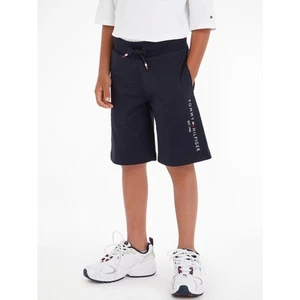 Tommy Hilfiger Boys Navy Cotton Fleece Essential Sweat Shorts Kids Size L(16/18) - Picture 1 of 4