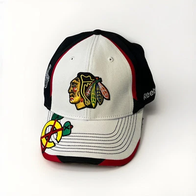 REEBOOK 2013 STANLEY CUP Playoffs CHICAGO BLACKHAWKS SOMBRERO Gorra Talla L/XL Foto 1 de 4