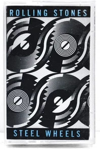 THE ROLLING STONES "Steel Wheels" 1989 Cassette Columbia CT 45333 - Picture 1 of 4