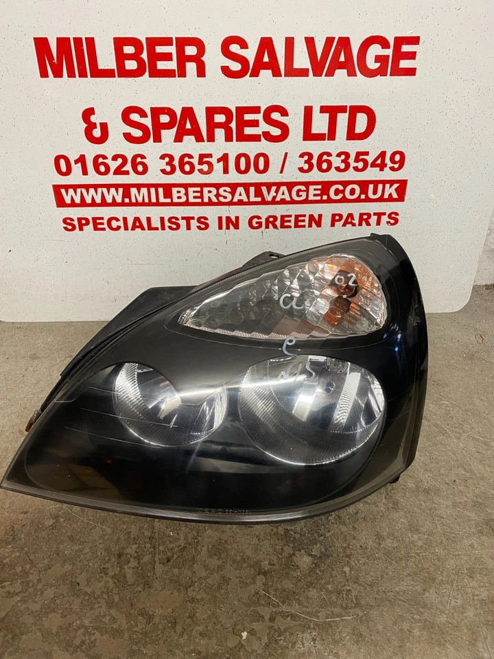 RENAULT CLIO 52 PLACA FARO LATERAL PASAJERO LÁMPARA INTERIOR NEGRO Foto 1 de 1