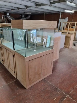 4FT x 2FT x 2FT Fish Tank Cabinet Hood Modern Pine finish - image 1 of 2
