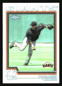 2004 Topps Traded & Rookies Chrome Refractors # T34 Dustan Mohr - Picture 1 of 2