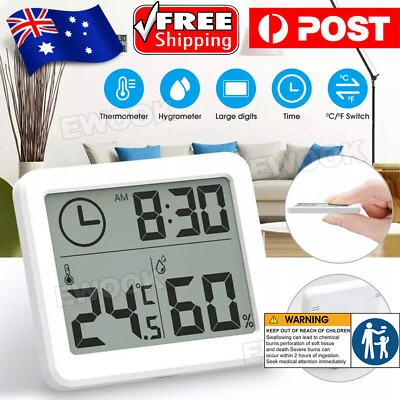 2025 Digital Thermometer Humidity Meter Room Temperature Indoor LCD Hygrometer - image 1 of 4