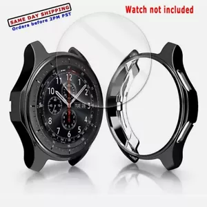 Tempered Glass Screen Protector Flim Case for Samsung Galaxy Watch 46mm SM-R800N - Picture 1 of 4