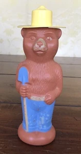 Vintage 1960’s Smokey The Bear Soaky Bubble Bath Toy Colgate Palmolive - Picture 1 of 7