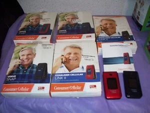 7-Consumer Cellular) Flip Phones Store returns - Picture 1 of 2