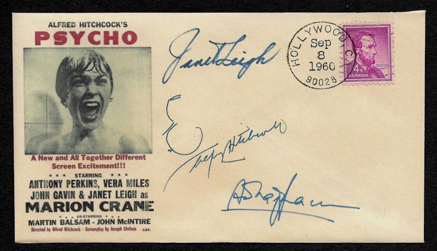 1960 Alfred Hitchcock's Psycho Featured on Ltd. Edition Collector Envelope OP929 - Image 1 of 1