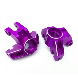 Losi LMT Treal Machined Aluminum Steering Knuckle Set - Purple! - Picture 1 of 2
