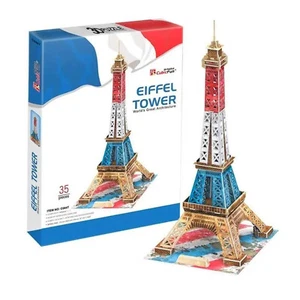 Cubic Fun Eiffel Tower (Special Edition) 35pcs 3D Puzzle DIY Model Building Kit - Picture 1 of 2