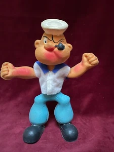 Vintage Popeye Flexible Collectors Figure: Bendy, King Features, Rubber: 1979 - Picture 1 of 21