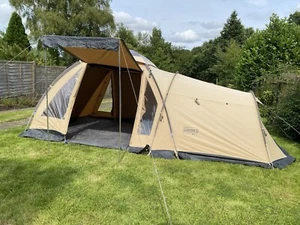 Coleman Bi-Space 4 Man - Poly Cotton Tent - Aluminum Poles - Picture 1 of 21
