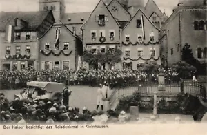 Gelnhausen, imperial visit 1906, emperor at the rice monument, RRR - Picture 1 of 2