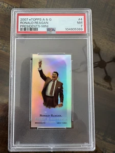 2007 etopps Ronald Reagan A&G presidents mini psa 7 - Picture 1 of 2