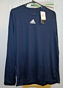 Adidas Men's Creator LS Tee Compression Long Sleeve Shirt EK0124 - NAVY BLUE - Picture 1 of 4