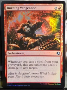 Burning Vengeance FOIL Innistrad Remastered Magic the Gathering MtG NM Rare - Picture 1 of 1