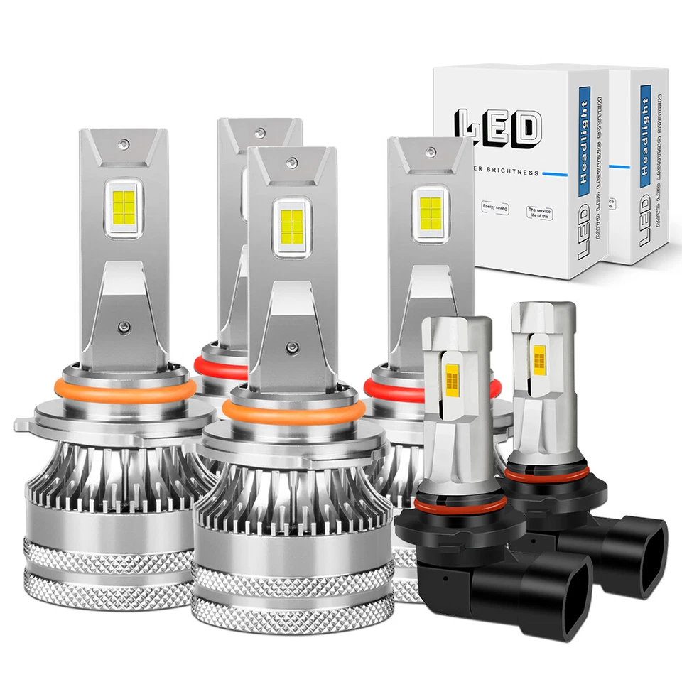 Faros antiniebla de haz alto bajo para Cadillac SRX 2010-2016 6x 6000K LED Foto 1 de 4