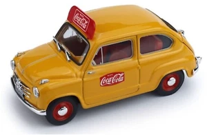 1/43 FIAT 600 (1960) COCA COLA - CAROSELLO ITALIANO - BRUMM R491B - Foto 1 di 1