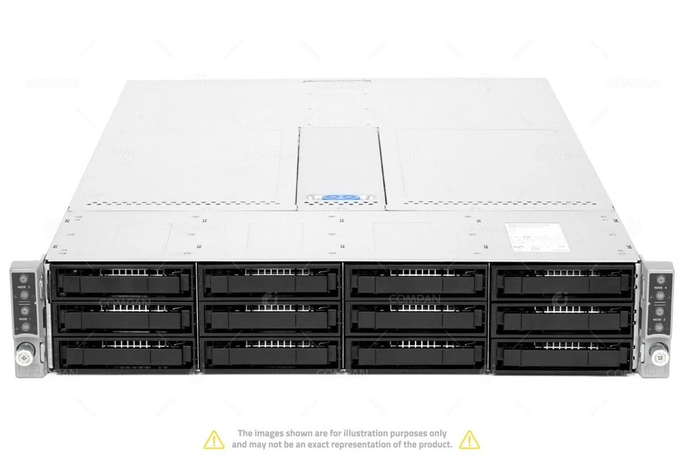 Intel H2312XXLR3 4x HNS2600BPB 8x Xeon Gold 6138 256 GB RAM 4x 960GB SATA SSD - Image 1 of 4