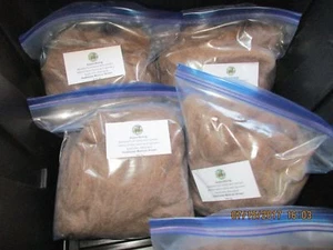 Medium Fawn (Lt Brown) from Huacaya Alpaca from Samson and Glory   Free Shipping - Picture 1 of 7