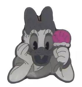 Daisy Ente schwarz & weiß rosa Eiskegel individuell Disney Trading Pin ~ Neu - Bild 1 von 1