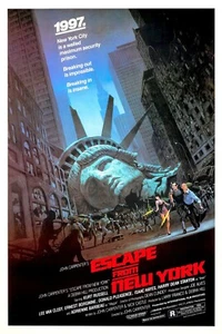 NEW ESCAPE FROM NEW YORK 1981 MOVIE POSTER PREMIUM WALL ART PRINT SIZE A5-A1 - Picture 1 of 6