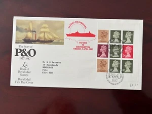 United Kingdom 1987 - Elizabeth II booklet stamps FDC Edinburgh Philatelic Burea - Picture 1 of 1