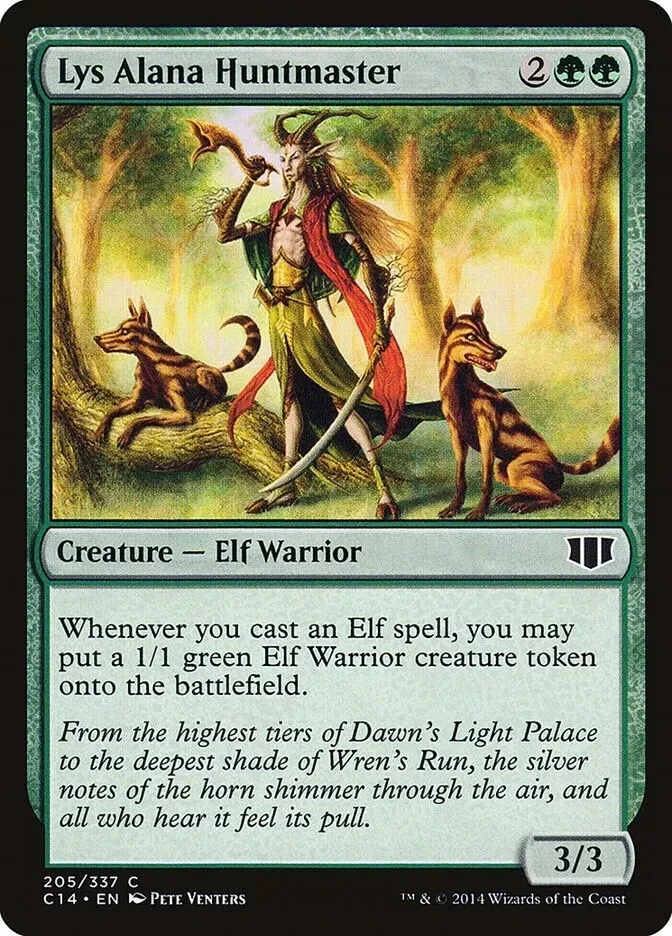  Lys Alana Huntmaster  1x MTG Commander 2014 NM  - Image 1 of 1
