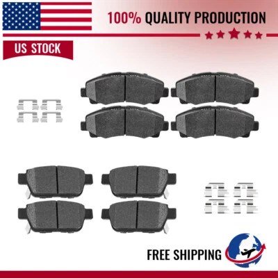 Pastillas de freno delanteras traseras de cerámica para Honda Ridgeline 2006 2007 2008 2009 2010-2014 Foto 1 de 4