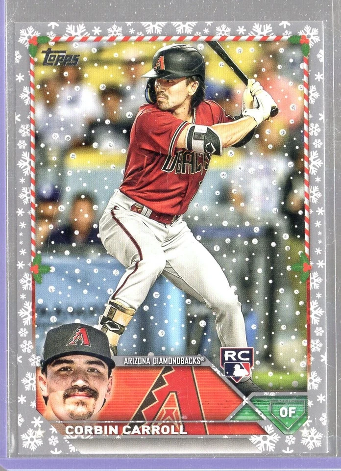 2023 Topps Holiday Metallic Rookie #H113 Corbin Carroll - Image 1 of 1