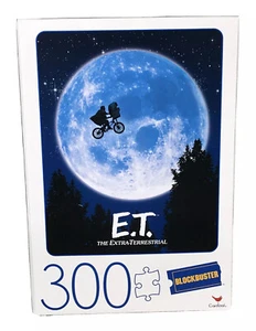 E.T.  Movie 300-Piece Puzzle in Plastic Retro Blockbuster VHS Video - Picture 1 of 3