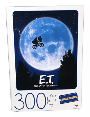 E.T. Movie 300-Piece Puzzle in Plastic Retro Blockbuster VHS Video - Image 1 of 3
