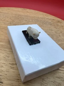 Todd Westika Picasso Marmor Zuni Bison/Büffel Fetisch, ca. 1993 - Bild 1 von 5