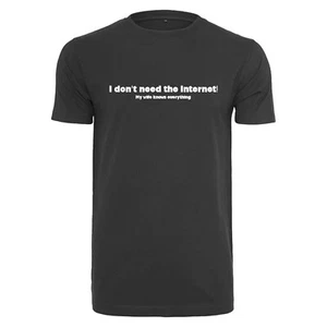 Unisex T-Shirt - I don't need the internet - Christmas Funny Adult Humour Rude - Picture 1 of 9