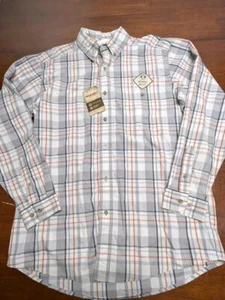 NWT Men's Wrangler Long Sleeve Button Down Shirt Size Large - Picture 1 of 7