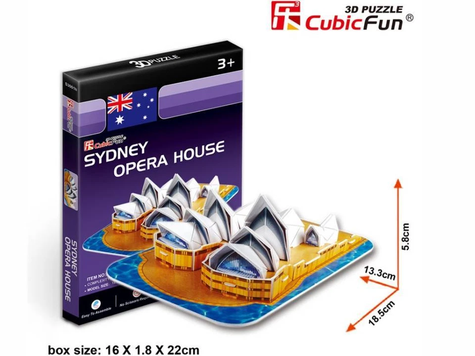 NEW IN BOX CubicFun - Sydney Opera House 3D Puzzle - 30 Pieces - Image 1 of 1