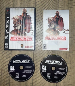 Metal Gear Solid PS1 Tactical Espionage Action Long Box Complete - Picture 1 of 8