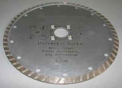 MARKENLOS Diamant-Trennscheibe ø 180 Beton passend für Lamello Fensterfräse Diamantscheibe