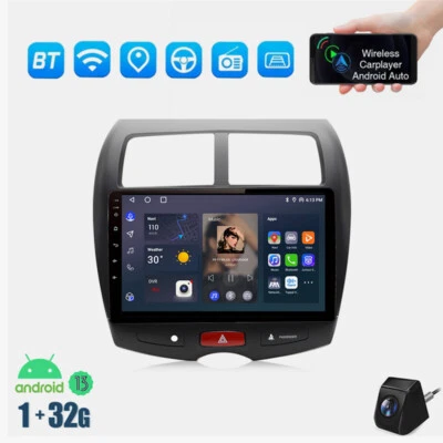 Für Mitsubishi ASX 2010-2016 32G Android 13 Autoradio CarPlay Kam Navi RDS BT - Bild 1 von 4