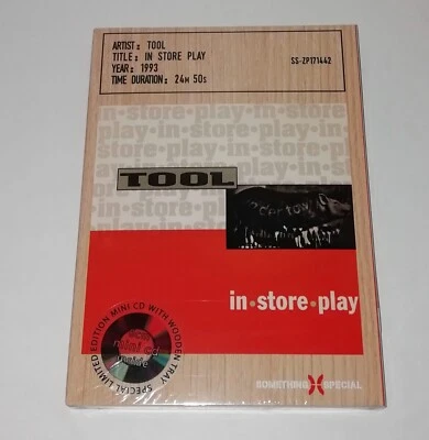 Tool - In Store Play (Single) (Wood Box, Mini-CD) SEALED! Great Gift! - Image 1 of 3