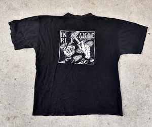 Camiseta vintage Insurance Risk How Much More vegana borde recto banda Noruega XL - Imagen 1 de 8