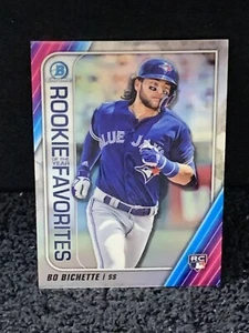 Bo Bichette 2020 Bowman Chrome ROY RC Toronto Blue Jays - Foto 1 di 2