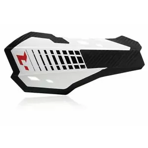 paramani per moto motocross enduro universali plastica Rtech Hp2 bianco - Imagen 1 de 5